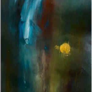 Christine Sparks, Tears of Luna, A2 Acrylic, 2020