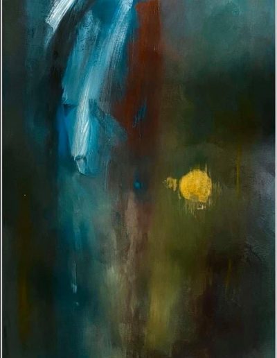 Christine Sparks, Tears of Luna, A2 Acrylic, 2020