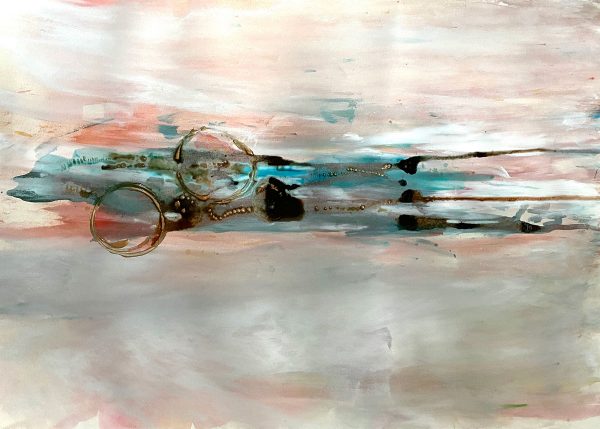 Christine Sparks, Addicted to Speed; One Unholy Smear, A2 Acrylic and Watercolour, 2020